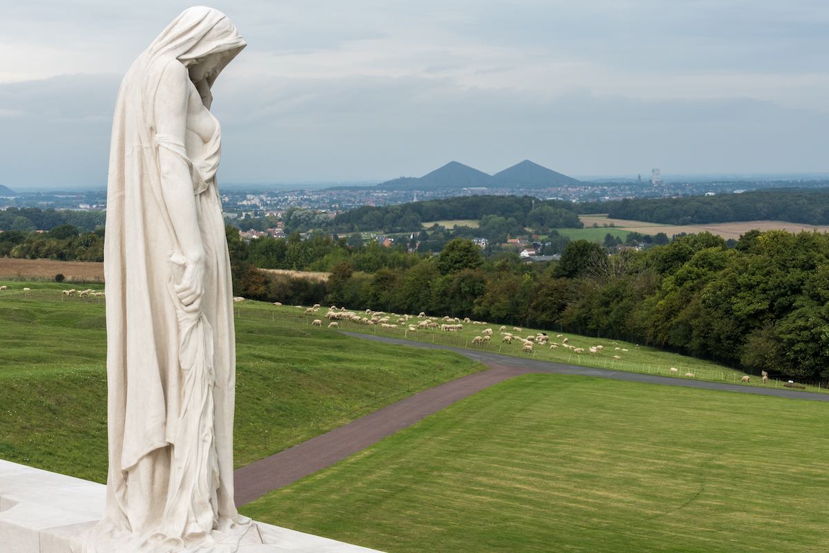 Vimy Memorial in Arras France. 