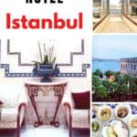 Collage of images of Kempinski Hotel Istanbul.