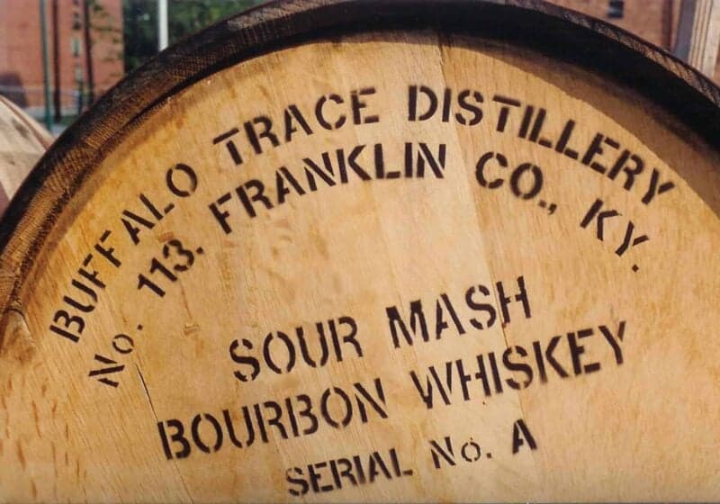 A Kentucky Bourbon barrel. Credit Buffalo Trace Distillery.