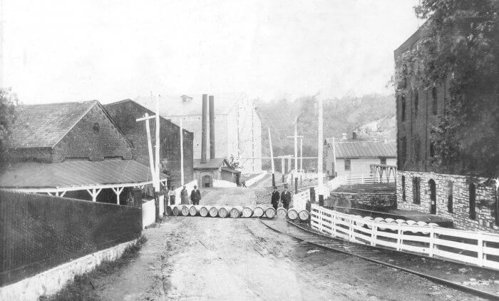 Loading barrels in Kentucky Credit Buffalo Trace Distillery