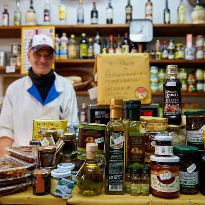 A tasty food stop during the Eating Europe tour of Florence