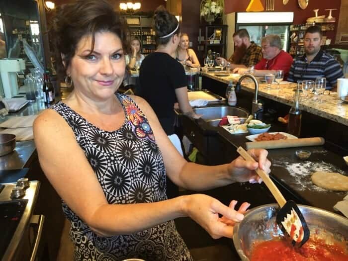 Lisa Hutchinson at Passionate Cook's Essentials in Uxbridge. 