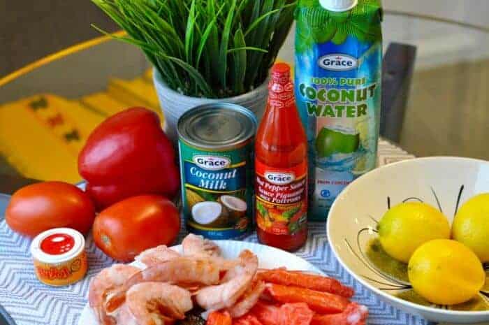 Grace food products and other ingredients for tapado Guatemala