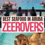 Collage for Pinterest of Zeerovers fish and view.