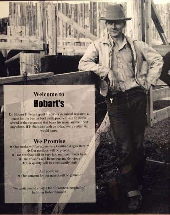 Rich history of cattle production Credit Hobart's Steakhouse