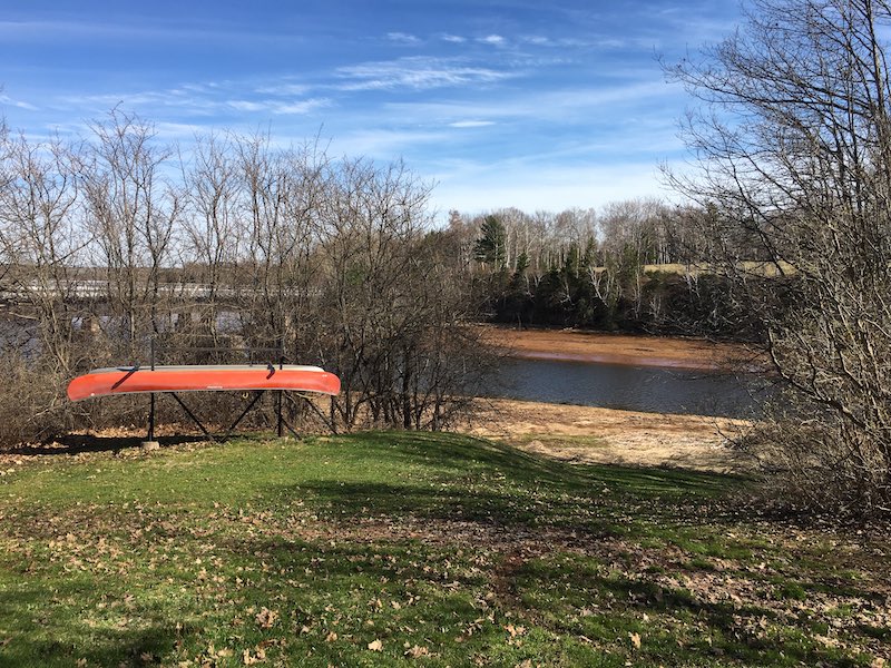 water view of Acadian expulsion site in Tatamagouche Nova Scotia.