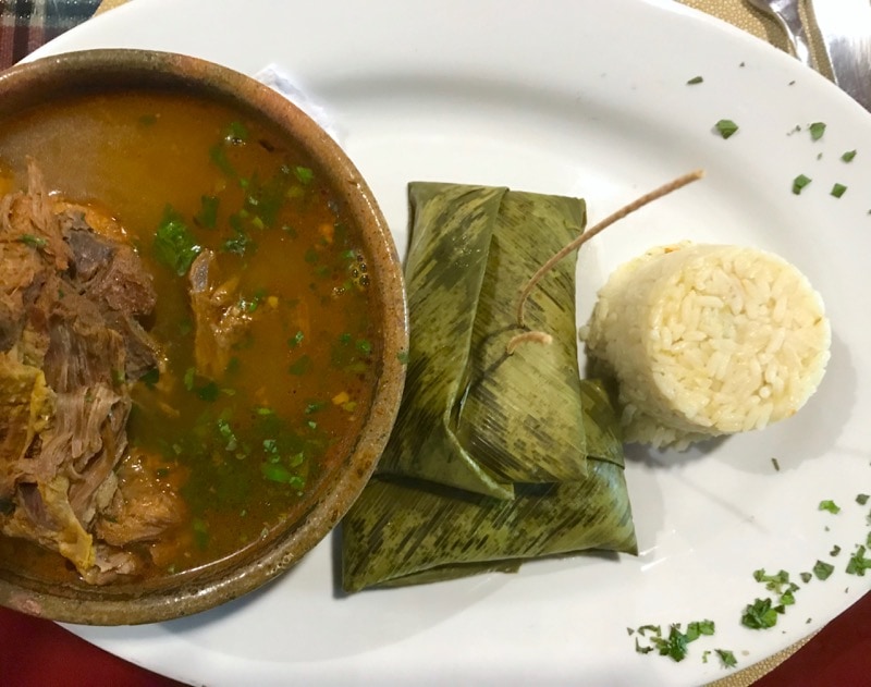 A bowl of Kack ik turkey soup in Coban Folkloric Festival