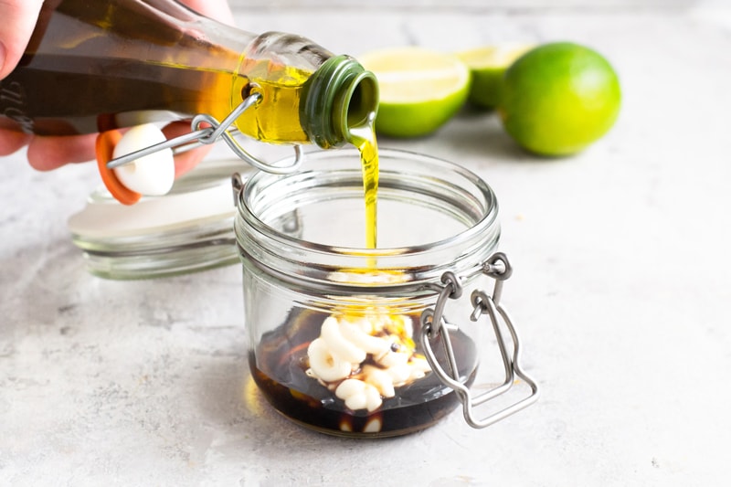salad dressing for ensalada de nochebuena