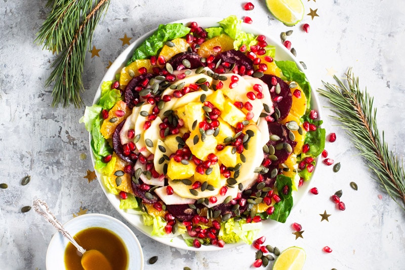 Ensalada de Noche Buena is a traditional Christmas Eve Salad