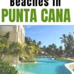 A resort on a beach in Cap Cana in Dominican Republic.