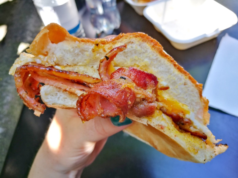 Bacon Bap on a Food Tour in London Claire Sturzaker