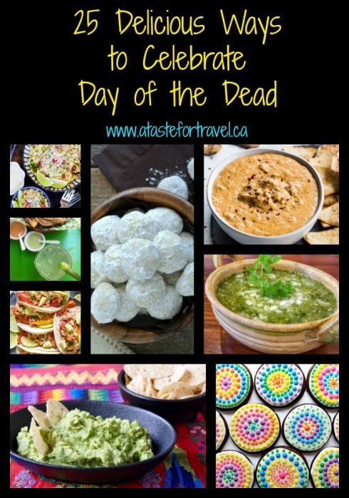 a collection of day of the dead food recipes