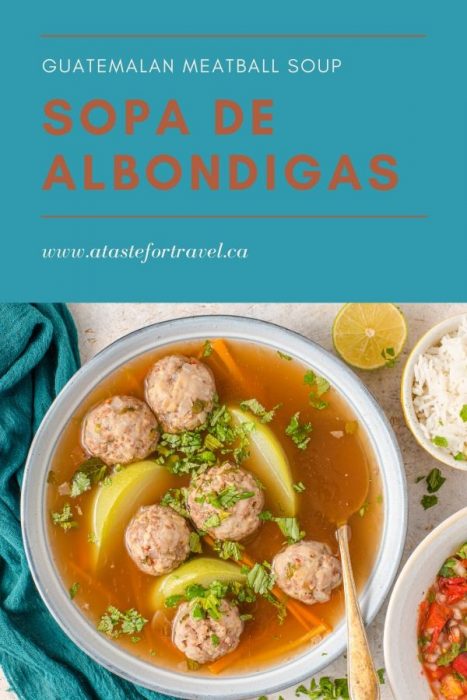 Caldo de Albondigas - Meatball Soup 