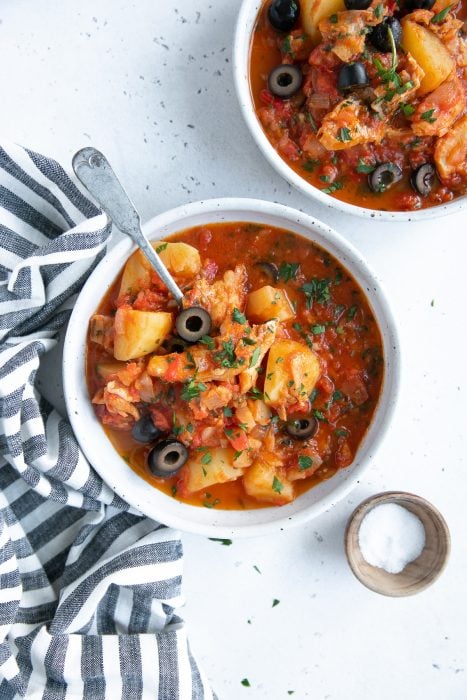 Norwegian Salt Cod Stew - Bacalao by The Forked Spoon