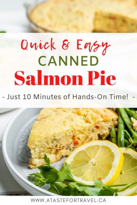 Canned Salmon Impossible Pie 