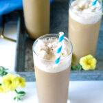 Frozen coffee drink without milk