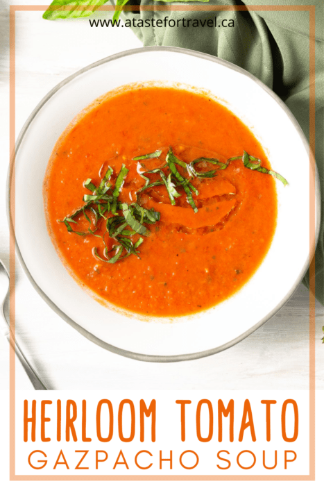 Cold Tomato Soup Gazpacho