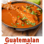 Guatemalan Kakik Turkey Stew with text overlay for Pinterest.