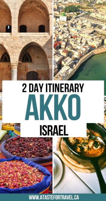 Collage of images of Akko Israel