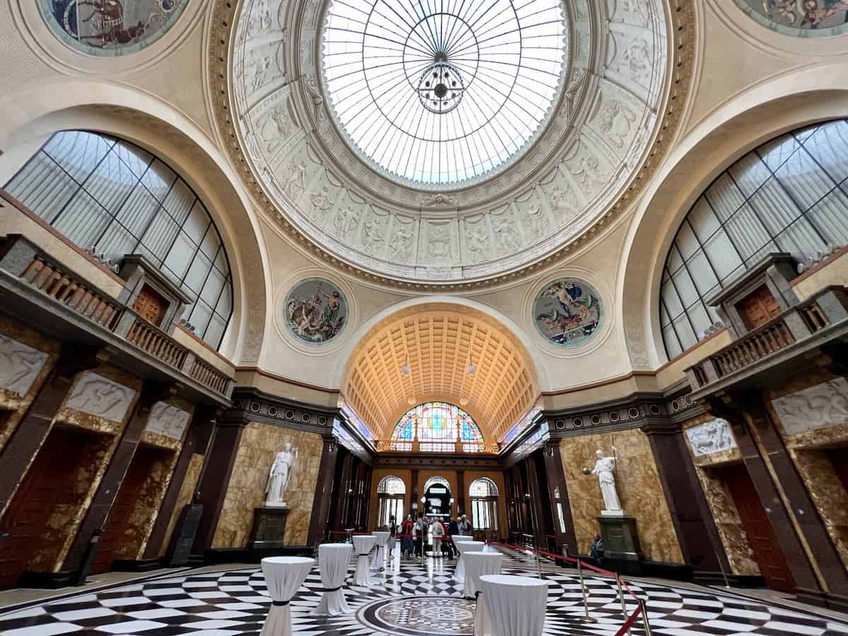 Interior of the Kurhaus in Wiesbaden germany. 