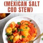 Mexican salt cod stew for Pinterest.