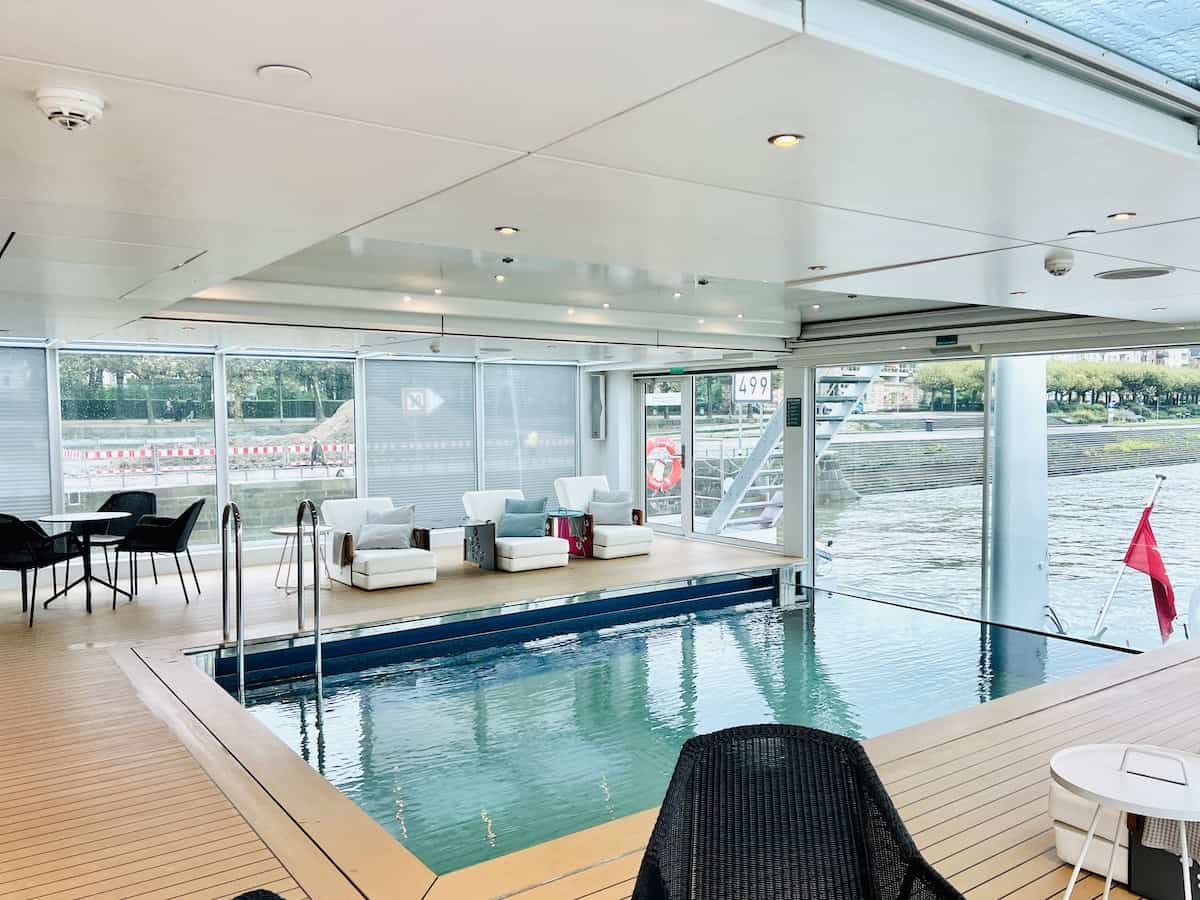Swimming pool on the Emerald Sky.