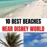 10 best beaches near disney world pin