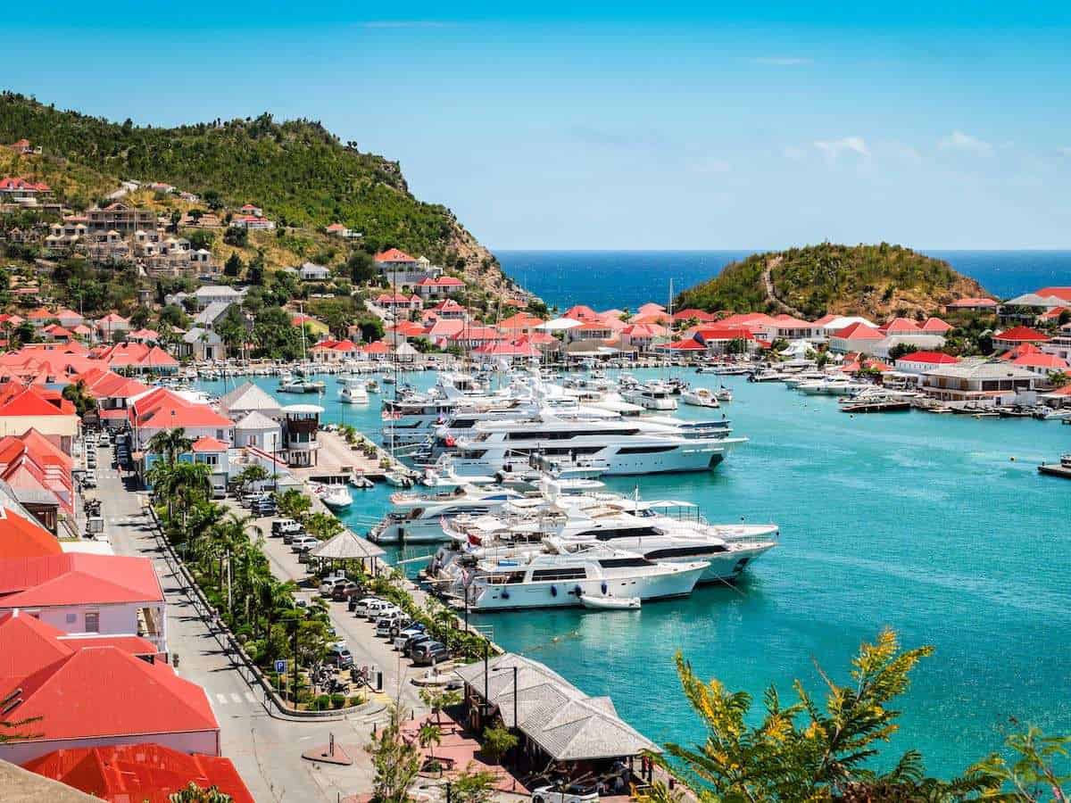 Harbor with boats. Harbor with boats.