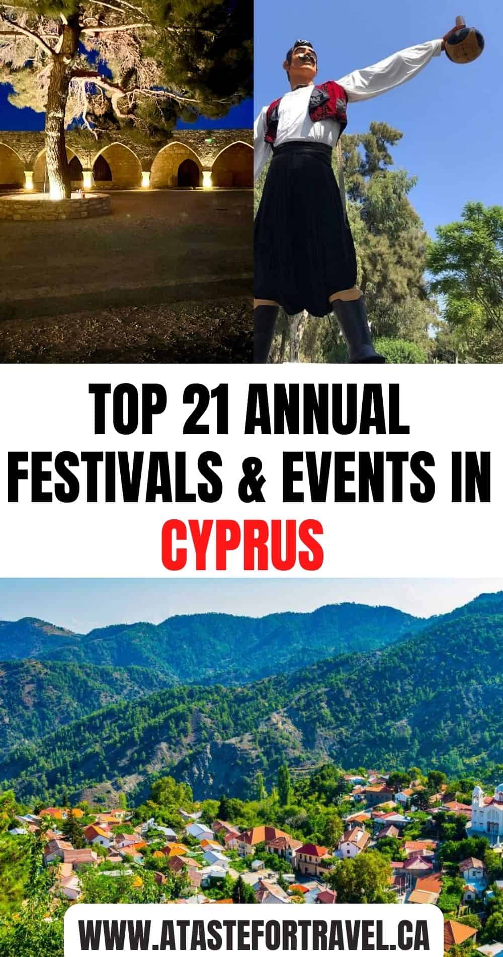 Top 21 annual festivals and events in cyprus collage Top 21 annual festivals and events in cyprus collage