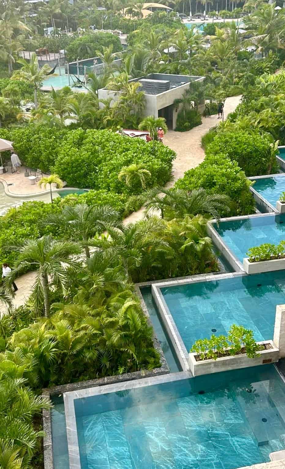 View of swim-outs at Impression Moxché by Secrets. (Credit: Hayley Koroluk)