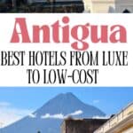 Collage. of hotels in Antigua Guatemala.