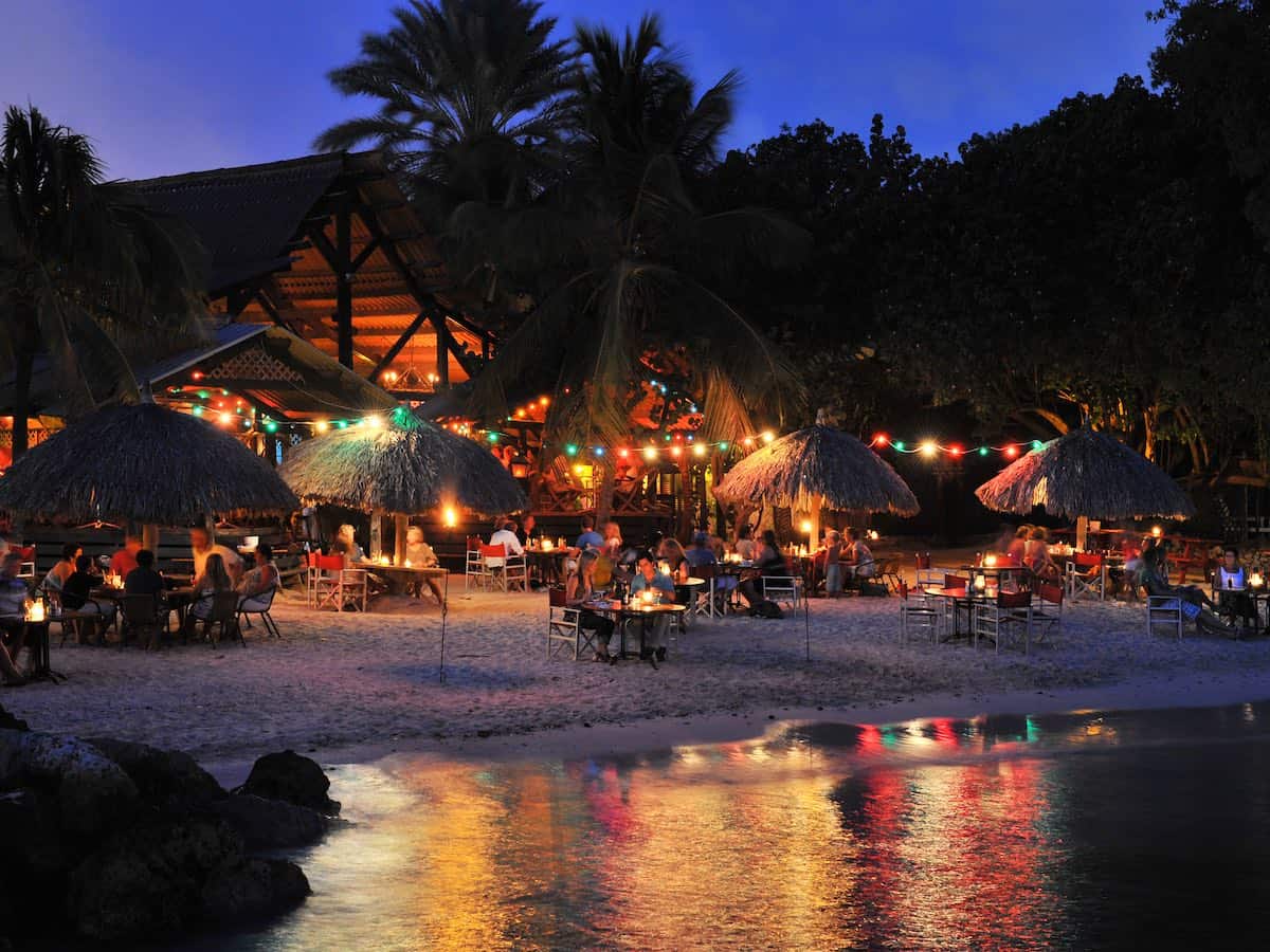 Piscadero Beach at nightfall. 