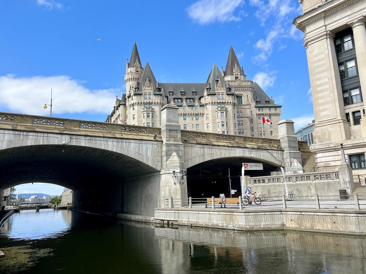 The Chateau Laurier, designed by architects Ross and MacFarlane,  in Ottawa