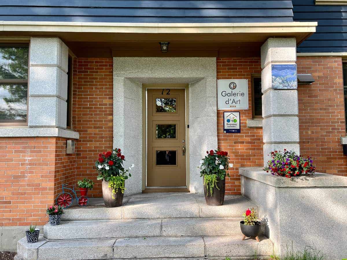 front steps of a charming accommodation.