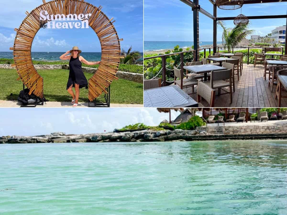 Collage of Heaven at Hard Rock Hotel Riviera Maya. 