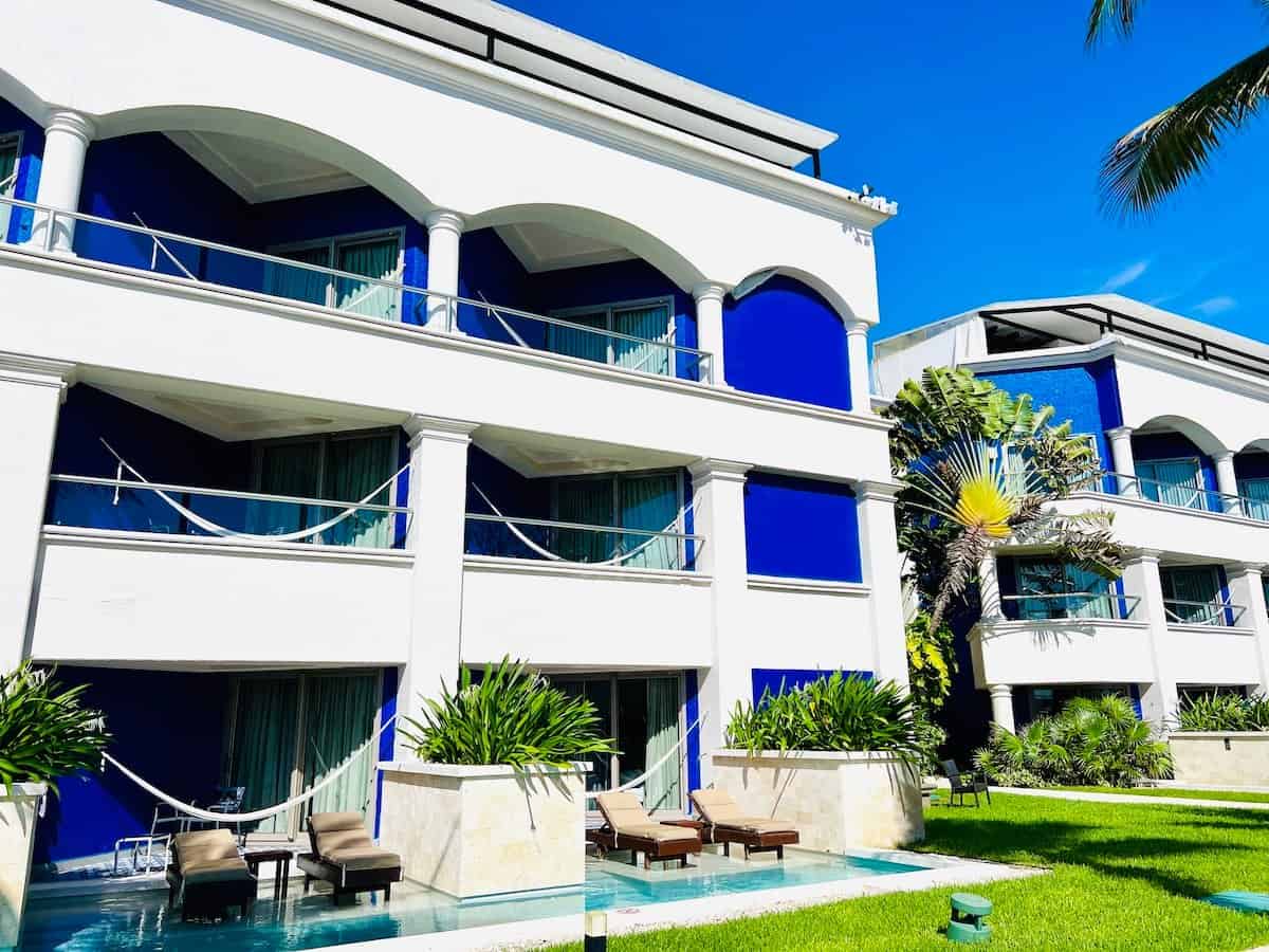 Heaven at Hard Rock Hotel Riviera Maya features low rise buildings with swim-out suites and terrace suites.