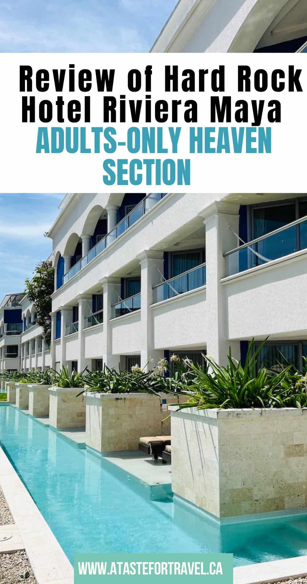 Swim out suites at Hard Rock Hotel Riviera Maya. 