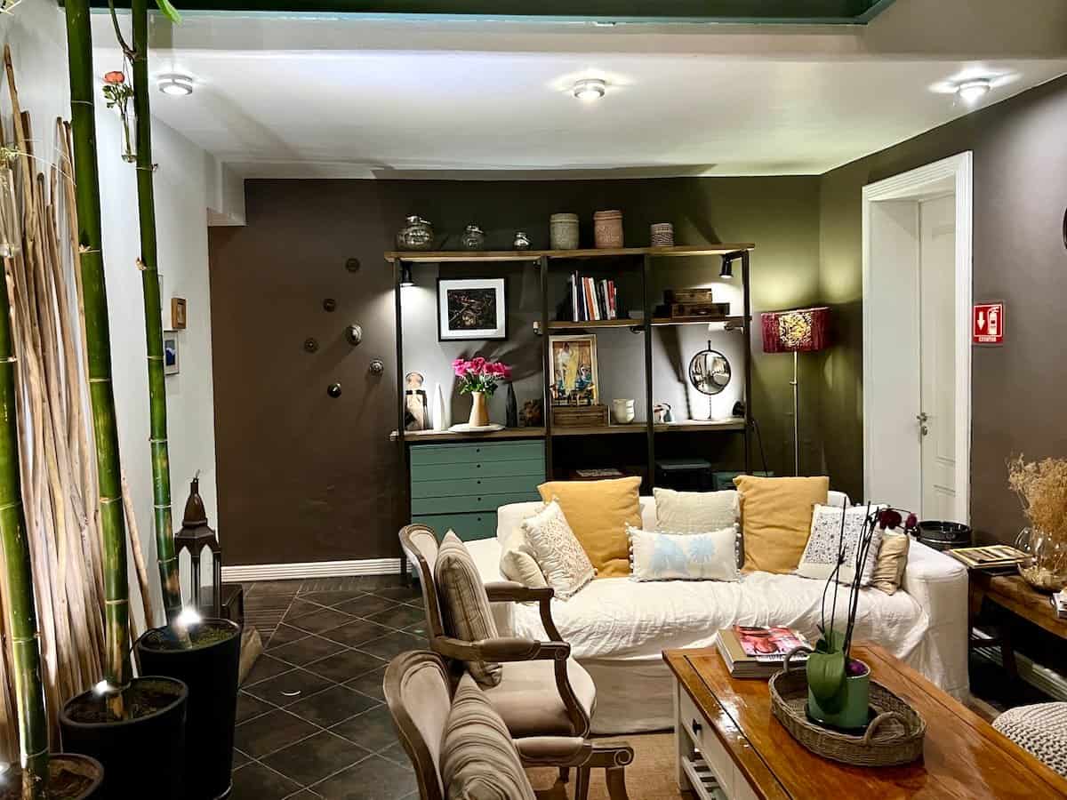 Eclectic decor of Hotel Villa Condesa in Roma Norte. 