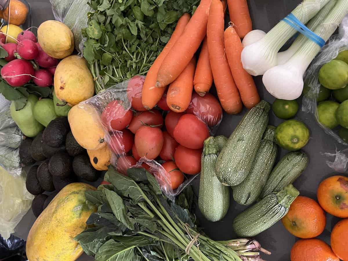 Fresh fruit from the market in Pochutla. 