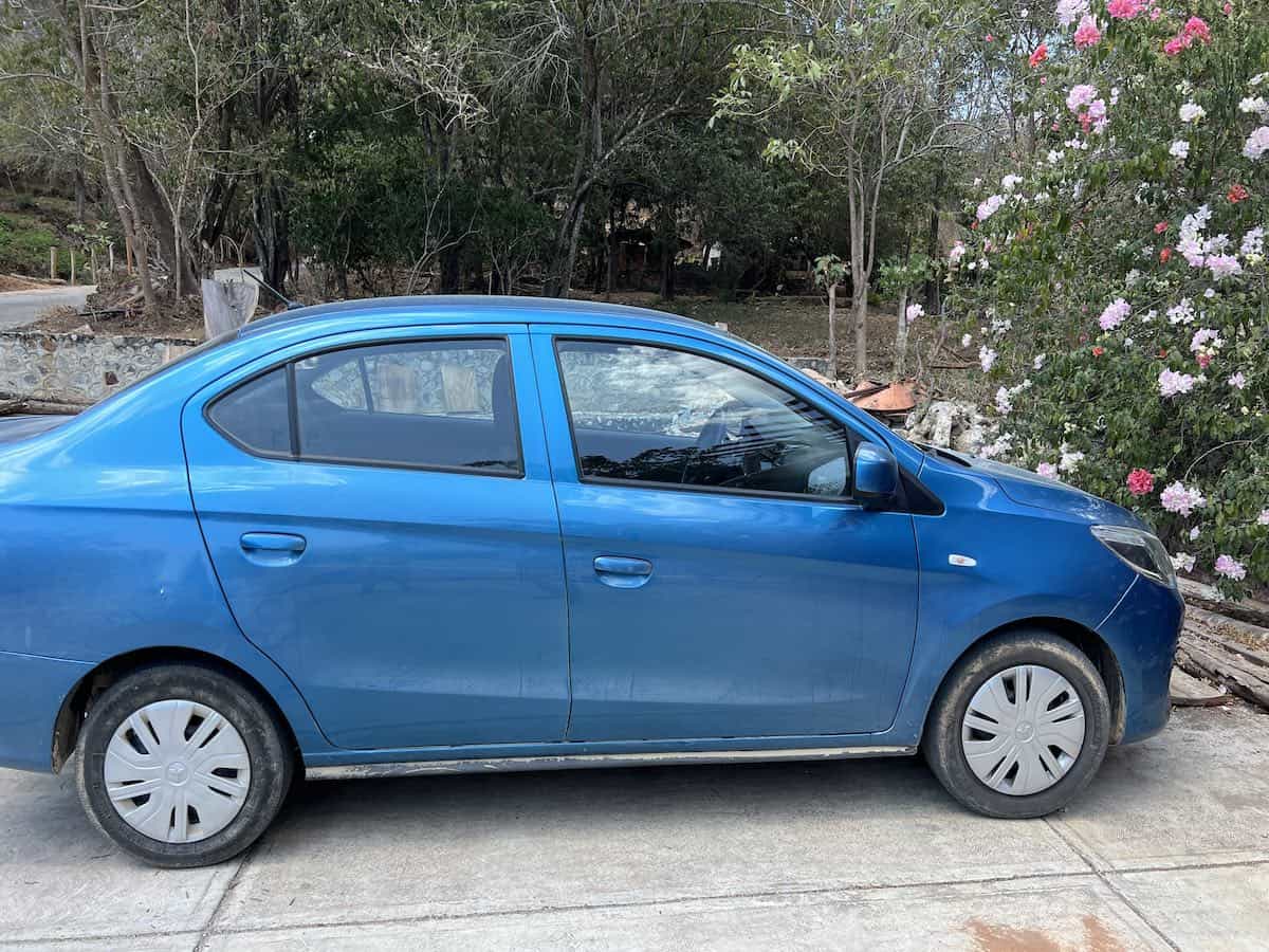 Rental car in Huatulco. 
